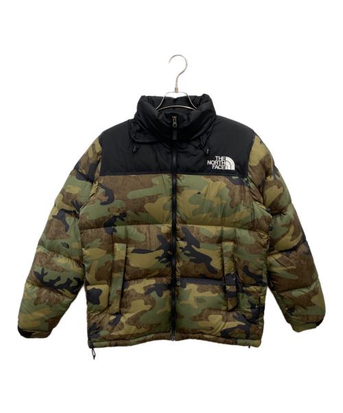 THE NORTH FACE（ザ ノース フェイス）THE NORTH FACE (ザ ノース フェイス) ノベルティーヌプシジャケット グリーン×ブラック サイズ:Mの古着・服飾アイテム