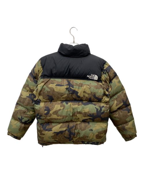 THE NORTH FACE（ザ ノース フェイス）THE NORTH FACE (ザ ノース フェイス) ノベルティーヌプシジャケット グリーン×ブラック サイズ:Mの古着・服飾アイテム