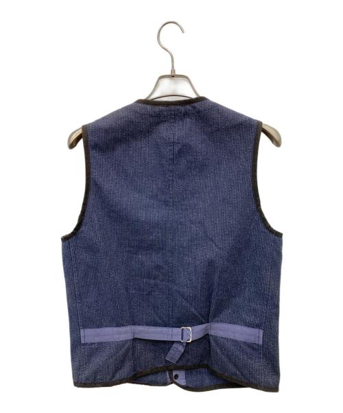 BROWN'S BEACH JACKET（ブラウンズビーチジャケット）BROWN'S BEACH JACKET (ブラウンズビーチジャケット) ビーチクロスベスト ネイビー サイズ:38の古着・服飾アイテム
