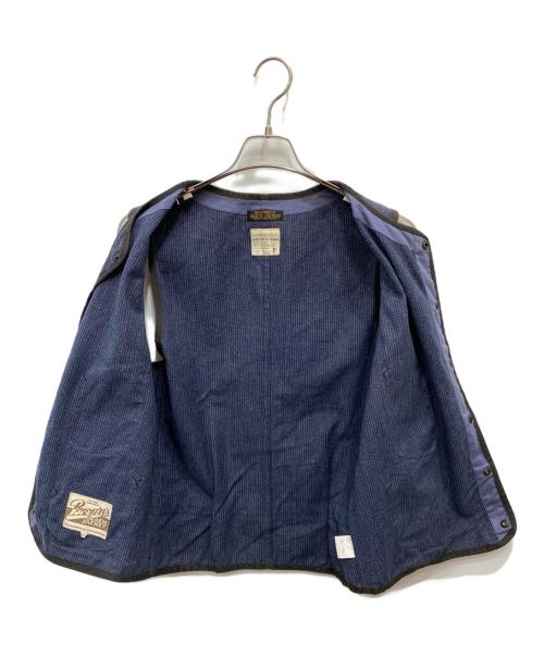 BROWN'S BEACH JACKET（ブラウンズビーチジャケット）BROWN'S BEACH JACKET (ブラウンズビーチジャケット) ビーチクロスベスト ネイビー サイズ:38の古着・服飾アイテム