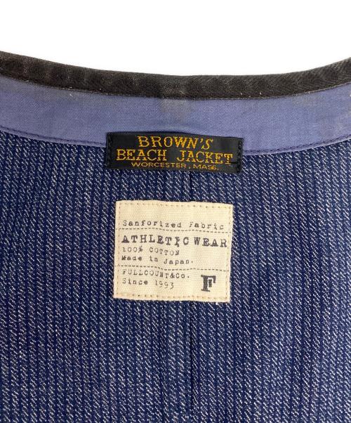 BROWN'S BEACH JACKET（ブラウンズビーチジャケット）BROWN'S BEACH JACKET (ブラウンズビーチジャケット) ビーチクロスベスト ネイビー サイズ:38の古着・服飾アイテム