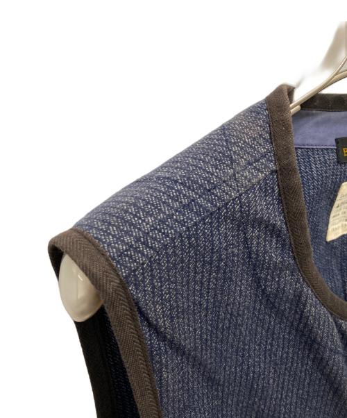 BROWN'S BEACH JACKET（ブラウンズビーチジャケット）BROWN'S BEACH JACKET (ブラウンズビーチジャケット) ビーチクロスベスト ネイビー サイズ:38の古着・服飾アイテム