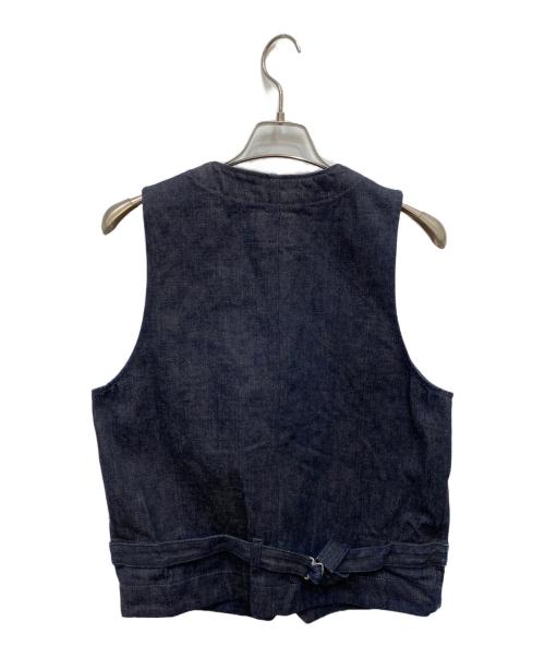 NIGEL CABOURN（ナイジェルケーボン）NIGEL CABOURN (ナイジェルケーボン) WORKER VEST 12oz DENIM インディゴ サイズ:46の古着・服飾アイテム