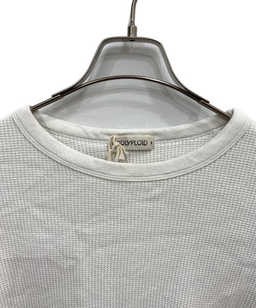 POLYPLOID（ポリプロイド）POLYPLOID (ポリプロイド) OVERSIZE LONGSLEEVE B ホワイト サイズ:3の古着・服飾アイテム