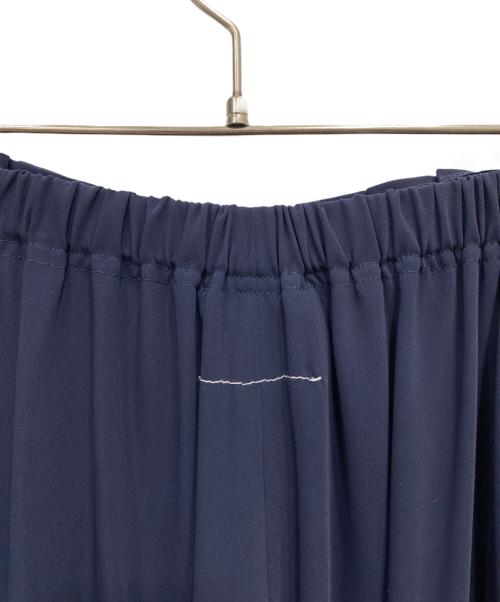 MM6 Maison Margiela（エムエムシックスメゾンマルジェラ）MM6 Maison Margiela (エムエムシックス メゾンマルジェラ) Pleated Pants ネイビー サイズ:36の古着・服飾アイテム