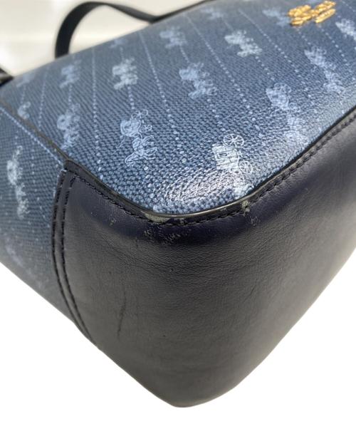 COACH（コーチ）COACH (コーチ) ホースアンドキャリッジトートバック ブルーの古着・服飾アイテム