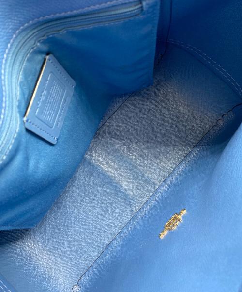 COACH（コーチ）COACH (コーチ) ホースアンドキャリッジトートバック ブルーの古着・服飾アイテム