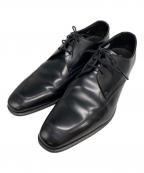 REGALリーガル）の古着「プレーントゥレザーシューズ」｜ブラック