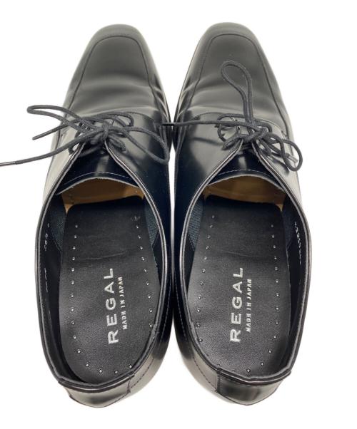 REGAL（リーガル）REGAL (リーガル) プレーントゥレザーシューズ ブラック サイズ:26　１/２の古着・服飾アイテム