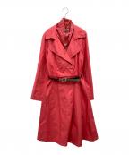 SPORT MAXスポーツマックス）の古着「トレンチコート」｜ピンク