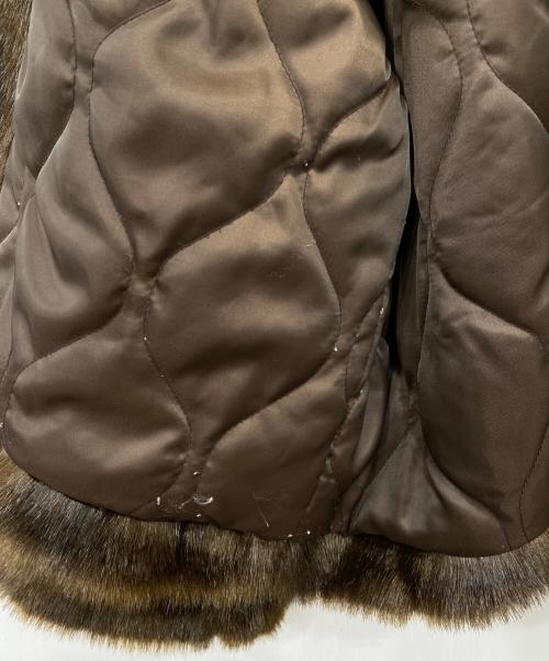 LEINWANDE（ラインヴァンド）LEINWANDE (ラインヴァンド) フェイクファージャケット ブラウン サイズ:FREEの古着・服飾アイテム