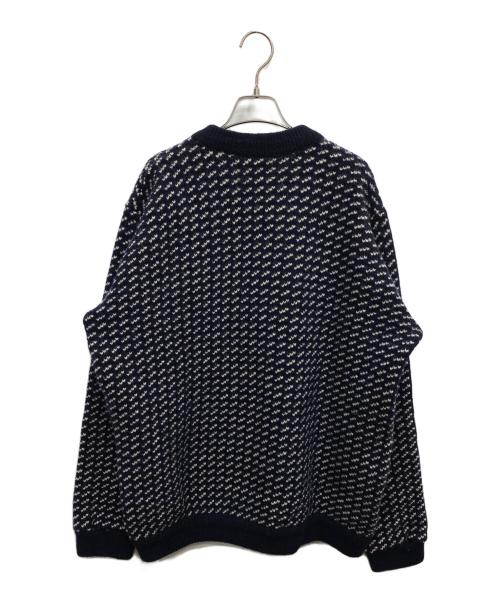 L.L.Bean（エルエルビーン）L.L.Bean (エルエルビーン) ヴィンテージ バーズアイ柄ニット ネイビー サイズ:XLの古着・服飾アイテム