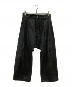 COMMON/DIVISORコモンディヴァイザー）の古着「マルチプリーツローエンドデニムパンツ」｜インディゴ