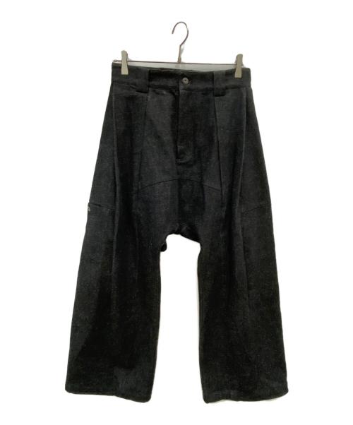 COMMON/DIVISOR（コモンディヴァイザー）COMMON/DIVISOR (コモンディヴァイザー) マルチプリーツローエンドデニムパンツ インディゴ サイズ:1の古着・服飾アイテム