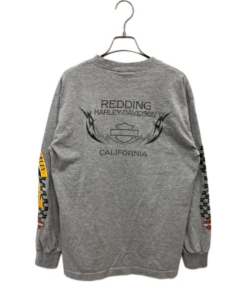 HARLEY-DAVIDSON（ハーレーダビッドソン）HARLEY-DAVIDSON (ハーレーダビッドソン) ロングスリーブカットソー グレー サイズ:Mの古着・服飾アイテム