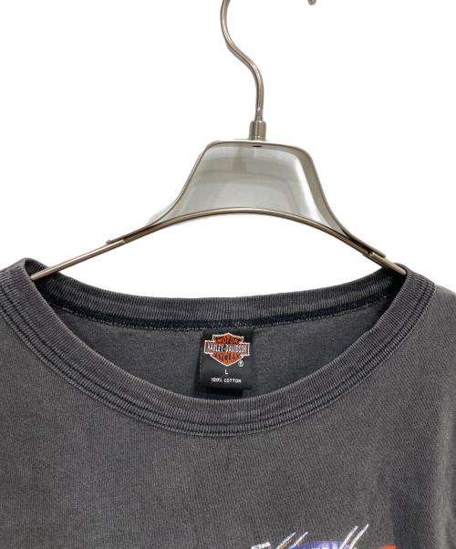HARLEY-DAVIDSON（ハーレーダビッドソン）HARLEY-DAVIDSON (ハーレーダビッドソン) ヴィンテージ ノースリーブTシャツ ブラック サイズ:Ｌの古着・服飾アイテム