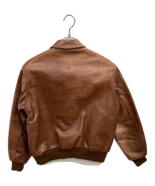 Aero LEATHER（エアロレザー）Aero LEATHER (エアロレザー) A-2レザージャケット ブラウン サイズ:42の古着・服飾アイテム