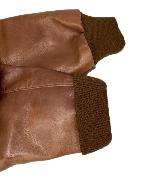 Aero LEATHER（エアロレザー）Aero LEATHER (エアロレザー) A-2レザージャケット ブラウン サイズ:42の古着・服飾アイテム