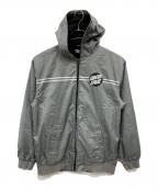SANTA CRUZサンタクルーズ）の古着「バックロゴナイロンジャケット」｜グレー