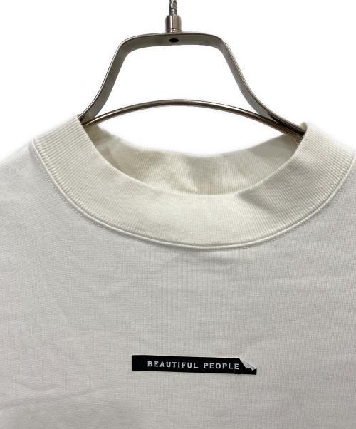 beautiful people（ビューティフルピープル）beautiful people (ビューティフルピープル) 半袖ワンピース ホワイト サイズ:36の古着・服飾アイテム