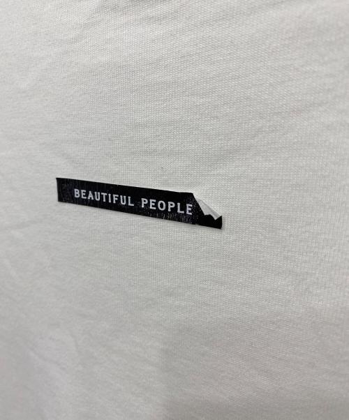 beautiful people（ビューティフルピープル）beautiful people (ビューティフルピープル) 半袖ワンピース ホワイト サイズ:36の古着・服飾アイテム
