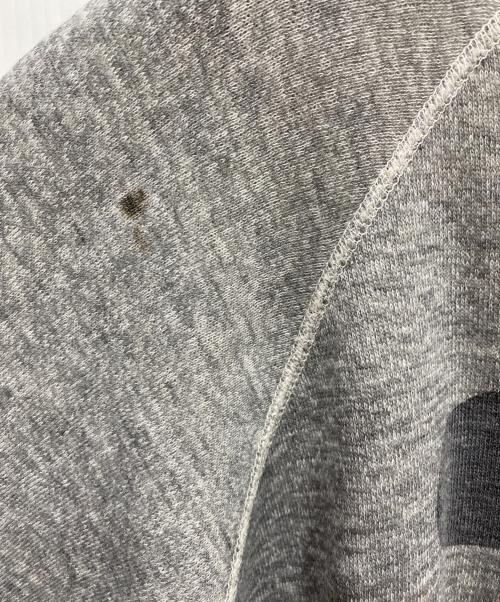 DISNEY（ディズニー）DISNEY (ディズニー) 染み込みプリント ヴィンテージラグランスウェット グレー サイズ:XLの古着・服飾アイテム