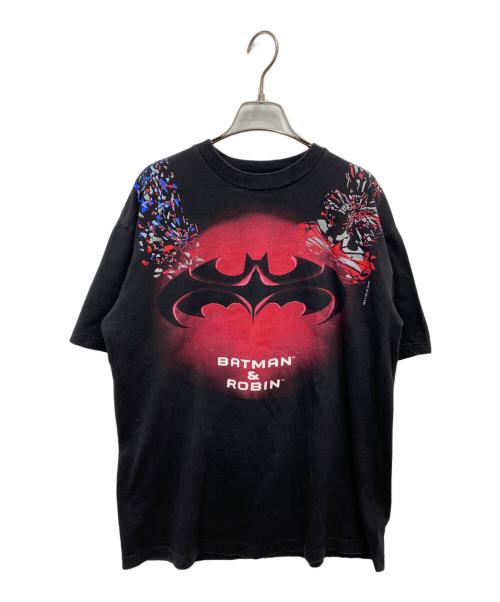 champ（チャンプ）champ (チャンプ) BATMAN&ROBIN ヴィンテージTシャツ ブラック サイズ:Ｌの古着・服飾アイテム