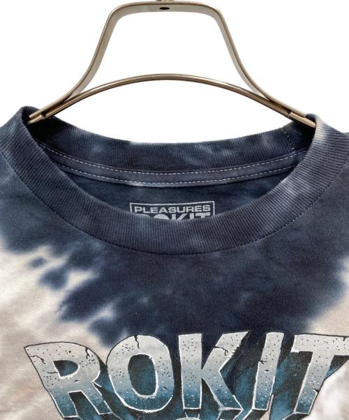 PLEASURES（プレジャーズ）PLEASURES (プレジャーズ) LAY UP LSL TD/Tシャツ ネイビー サイズ:Mの古着・服飾アイテム