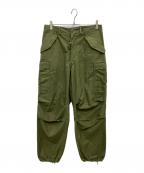 WINFIELD MFGウィンフィールド）の古着「70's M-65 FIELD PANTS」｜グリーン