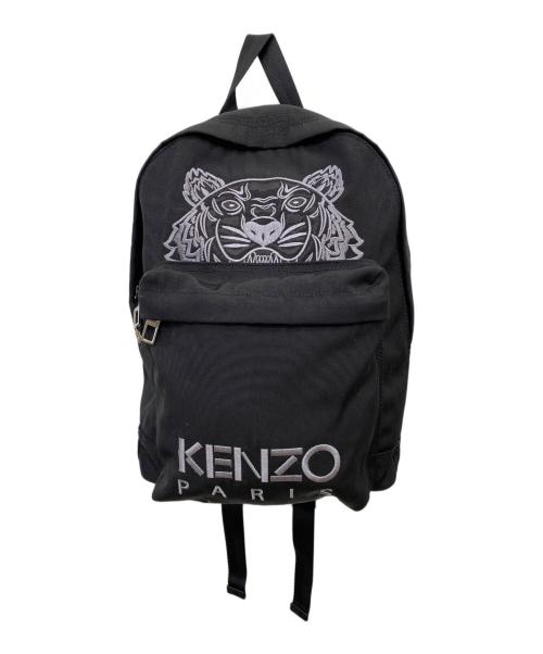 KENZO（ケンゾー）KENZO (ケンゾー) タイガー刺繍リュック ブラックの古着・服飾アイテム
