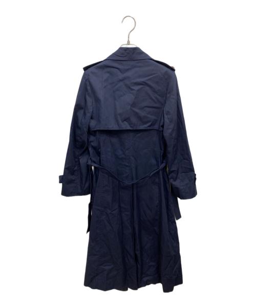 CELINE（セリーヌ）CELINE (セリーヌ) マカダムボタントレンチコート ネイビー サイズ:Mの古着・服飾アイテム