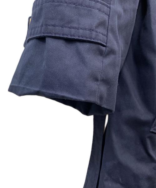 CELINE（セリーヌ）CELINE (セリーヌ) マカダムボタントレンチコート ネイビー サイズ:Mの古着・服飾アイテム