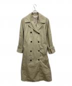 moussyマウジー）の古着「BIG COLLAR OVER TRENCH コート」｜ベージュ