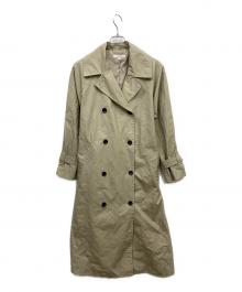 moussy（マウジー）の古着「BIG COLLAR OVER TRENCH コート」｜ベージュ