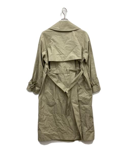 moussy（マウジー）moussy (マウジー) BIG COLLAR OVER TRENCH コート ベージュ サイズ:1の古着・服飾アイテム