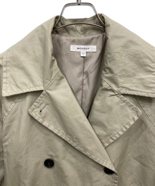 moussy（マウジー）moussy (マウジー) BIG COLLAR OVER TRENCH コート ベージュ サイズ:1の古着・服飾アイテム