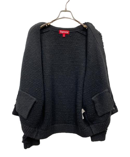 SUPREME（シュプリーム）SUPREME (シュプリーム) Textured Knotted Cardigan ブラック サイズ:Sの古着・服飾アイテム