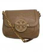 TORY BURCHトリーバーチ）の古着「チェーンショルダーバッグ」｜ブラウン