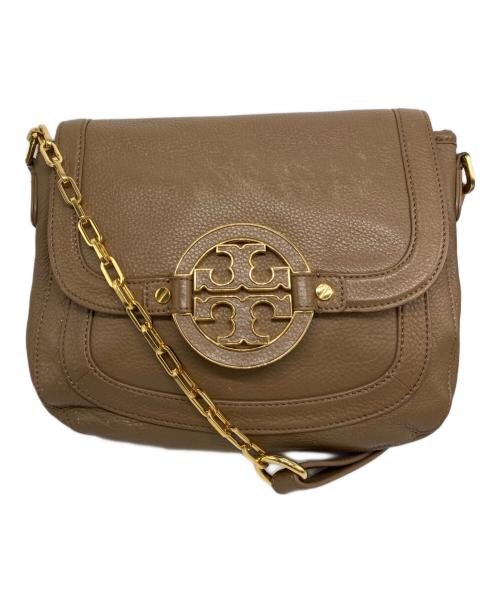 TORY BURCH（トリーバーチ）TORY BURCH (トリーバーチ) チェーンショルダーバッグ ブラウンの古着・服飾アイテム