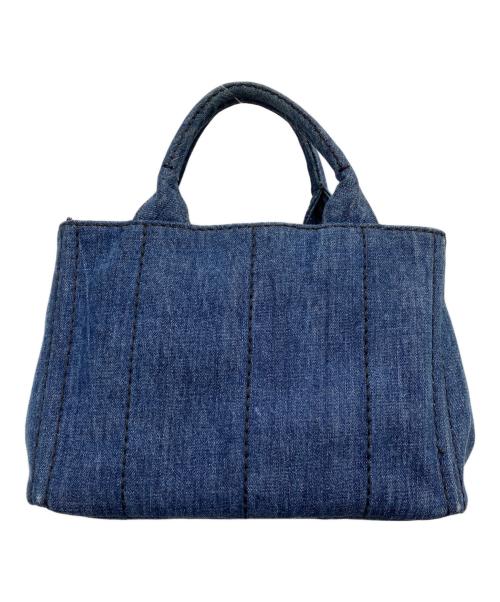 PRADA（プラダ）PRADA (プラダ) カナパミニデニムトートバッグ インディゴの古着・服飾アイテム