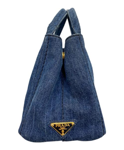 PRADA（プラダ）PRADA (プラダ) カナパミニデニムトートバッグ インディゴの古着・服飾アイテム