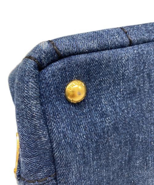 PRADA（プラダ）PRADA (プラダ) カナパミニデニムトートバッグ インディゴの古着・服飾アイテム