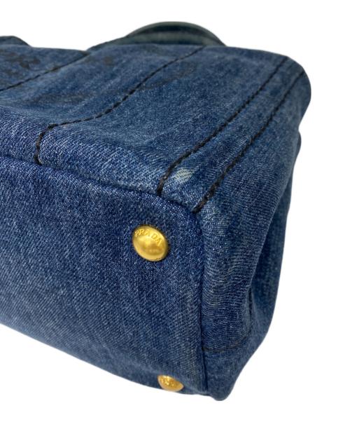 PRADA（プラダ）PRADA (プラダ) カナパミニデニムトートバッグ インディゴの古着・服飾アイテム