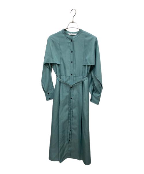 RAY BEAMS（レイ ビームス）RAY BEAMS (レイ ビームス) ケープスリーブシャツワンピース グリーン サイズ:FREEの古着・服飾アイテム