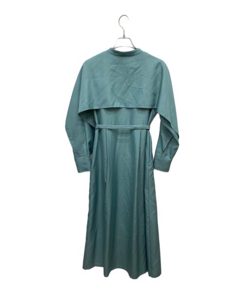 RAY BEAMS（レイ ビームス）RAY BEAMS (レイ ビームス) ケープスリーブシャツワンピース グリーン サイズ:FREEの古着・服飾アイテム