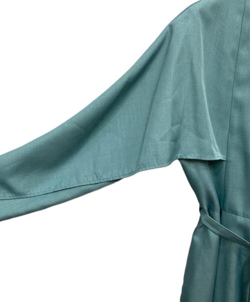 RAY BEAMS（レイ ビームス）RAY BEAMS (レイ ビームス) ケープスリーブシャツワンピース グリーン サイズ:FREEの古着・服飾アイテム