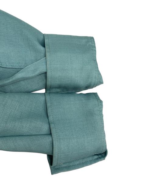 RAY BEAMS（レイ ビームス）RAY BEAMS (レイ ビームス) ケープスリーブシャツワンピース グリーン サイズ:FREEの古着・服飾アイテム