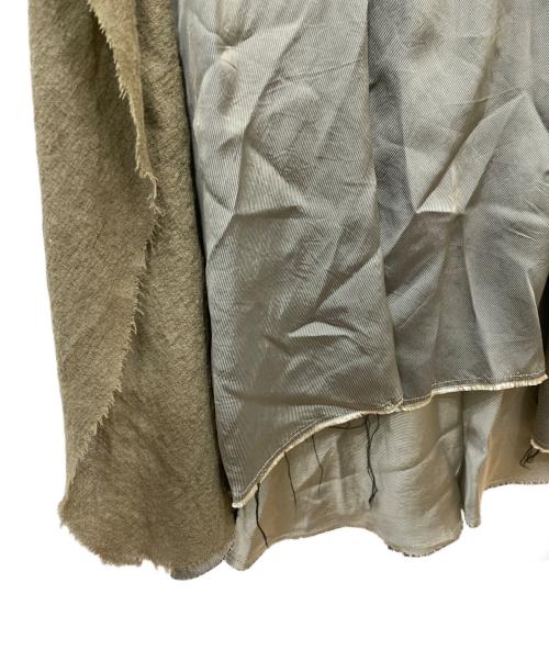 PONTI（ポンティ）PONTI (ポンティ) フリンジキャミワンピース グリーン サイズ:Ｆの古着・服飾アイテム