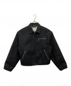 Acne studiosアクネ ストゥディオス）の古着「Wool Blend Zip-Up Jacket」｜ブラック