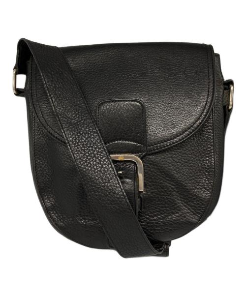 LANCEL（ランセル）LANCEL (ランセル) レザーショルダーバッグ ブラックの古着・服飾アイテム